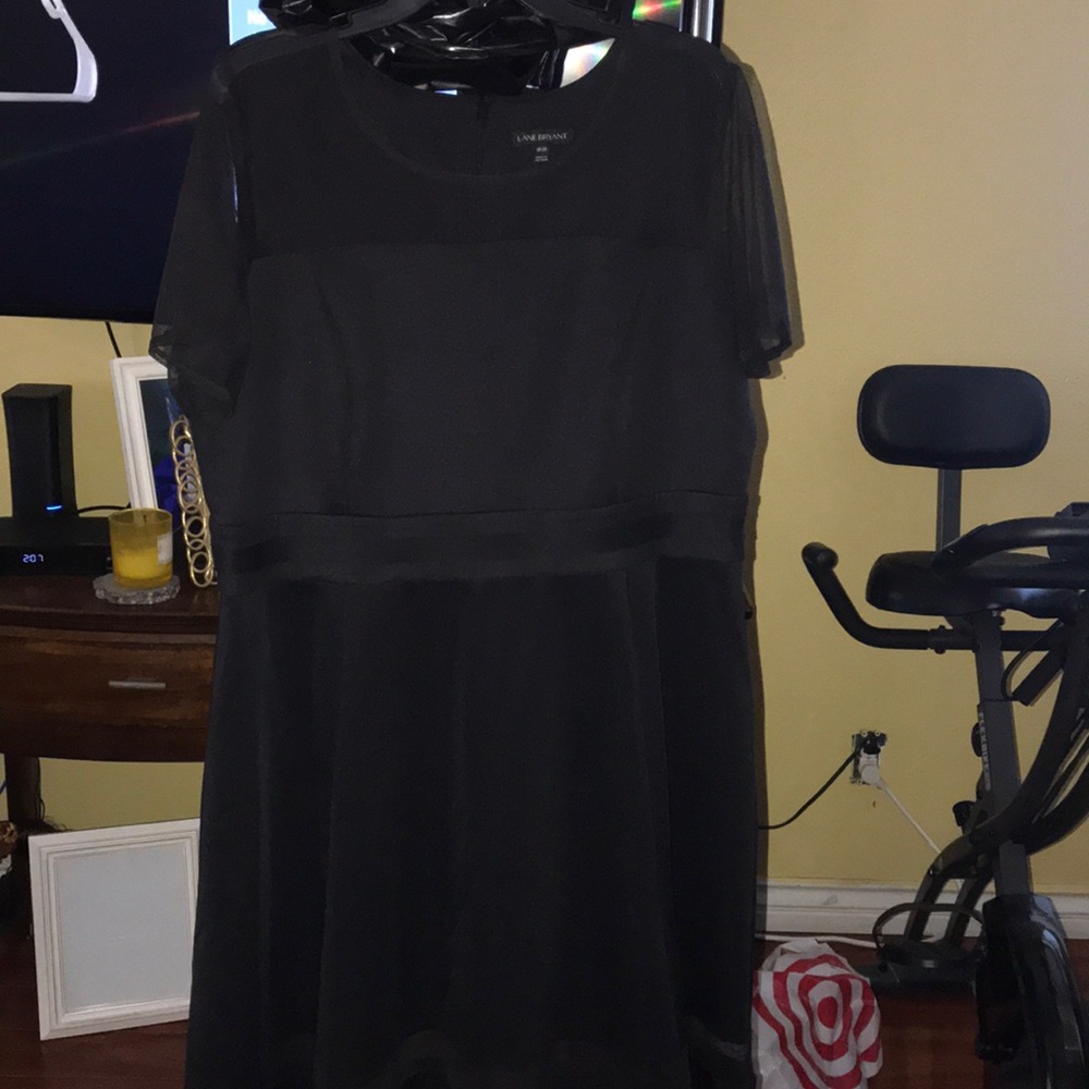 Black knee length Lane Bryant dress